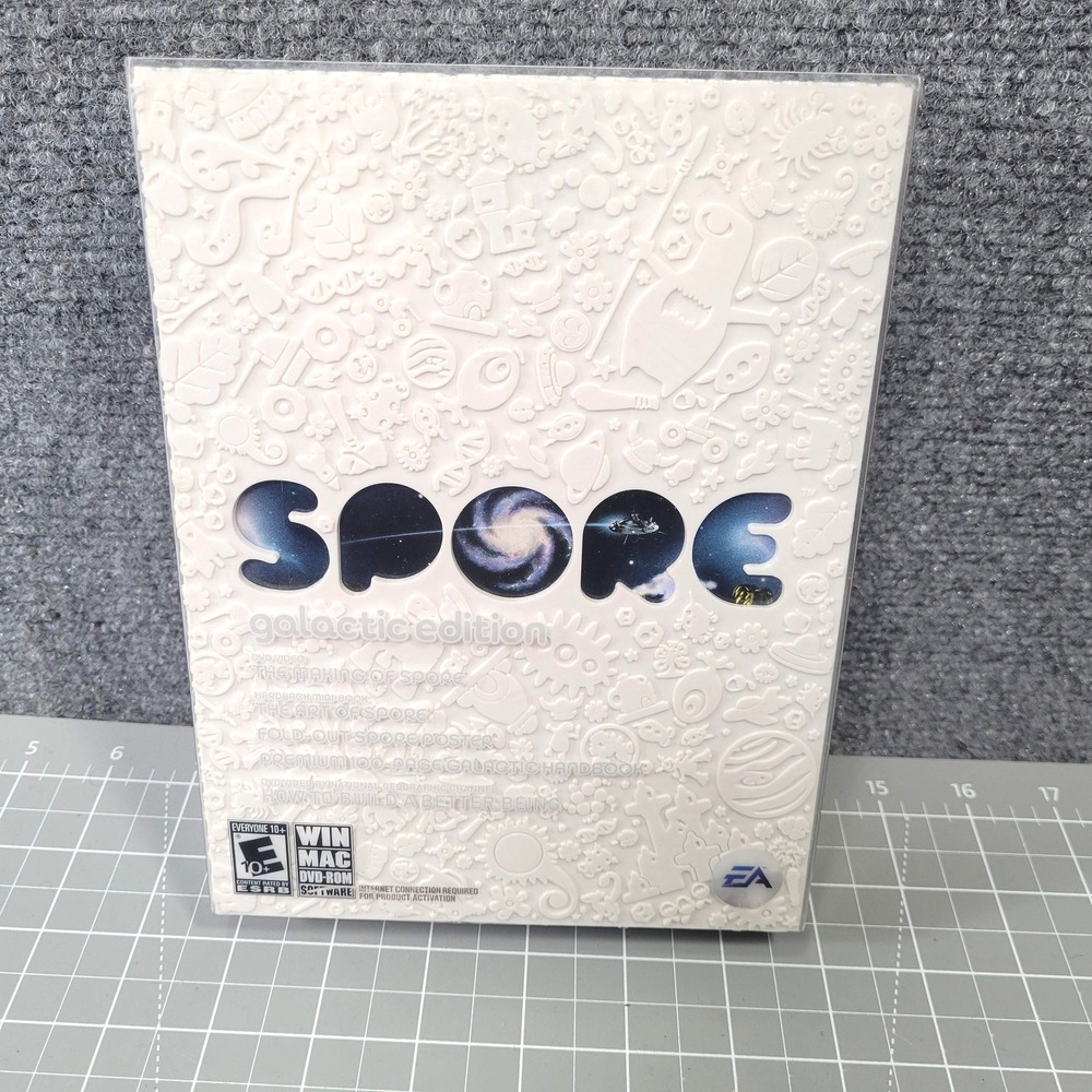 Spore Galactic Edition PC Mac DVD-ROM Complete Box Set EA Maxis‎ Nat Geo DVD
